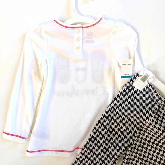 Girls Red & Black 3PC Pant Set - Picture 9 of 10